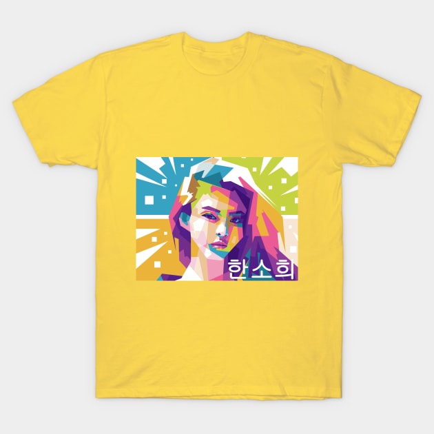 Han So Hee Pop Art T-Shirt by erikhermawann22